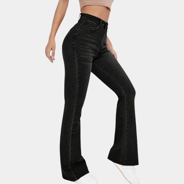 Colette – Casual ausgestellte Damenhose mit hoher Taille