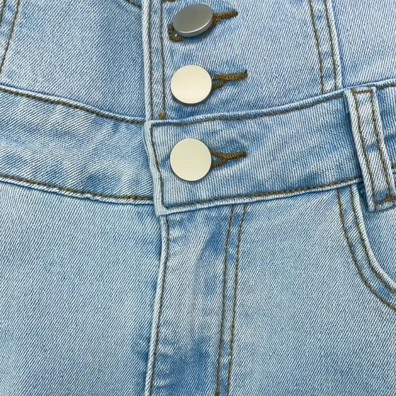 Elizabete - Zerrissene High-Waist-Jeans für Damen