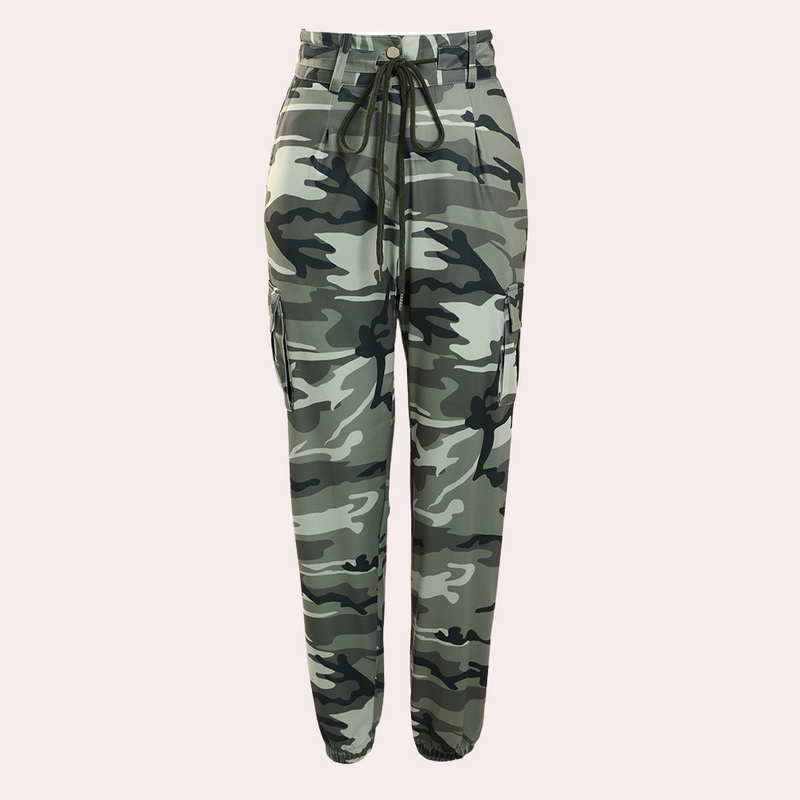 Joanna - Camouflage Damen cargobroek