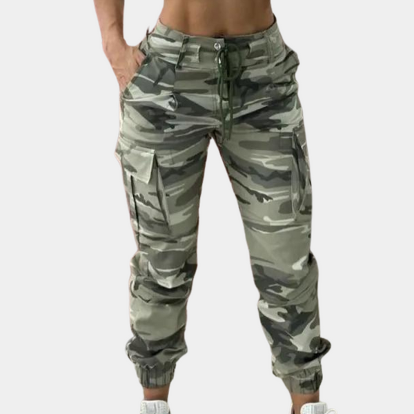 Joanna - Camouflage Damen cargobroek