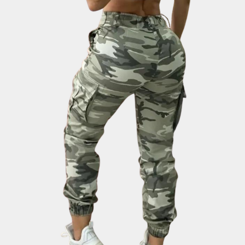 Joanna - Camouflage Damen cargobroek