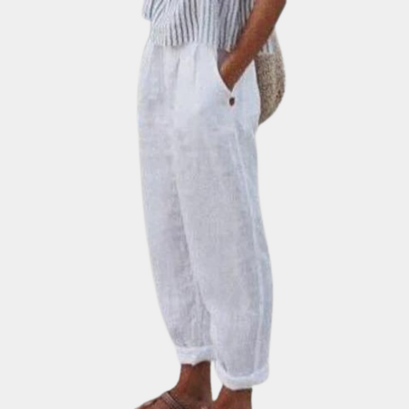 Beibhinn - Komfortable Damenhose mit Hoher Taille