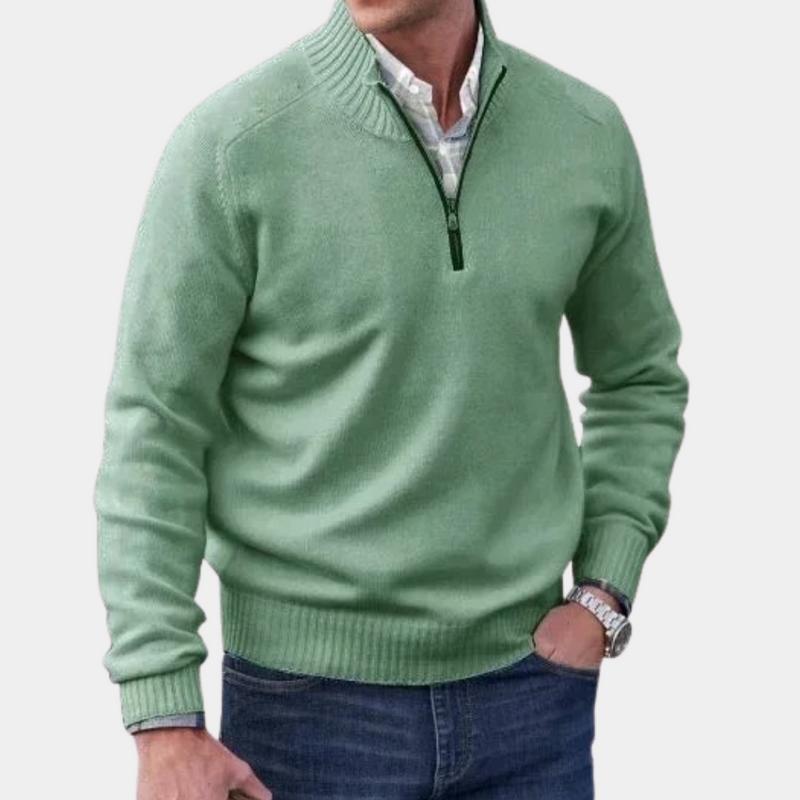 Elegante Herren Zip-Up Sweatjacke