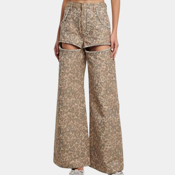 Jovana - Retro-Jeans mit Cut-Outs
