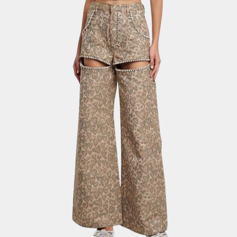 Jovana - Retro-Jeans mit Cut-Outs