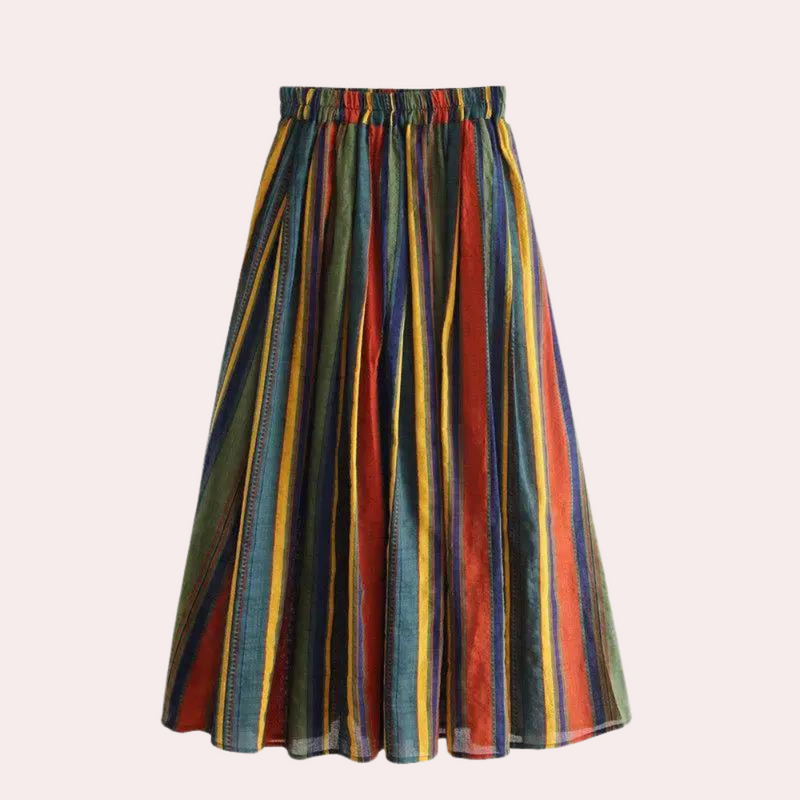 Ninette - Gestreifter Retro-Rock für Damen