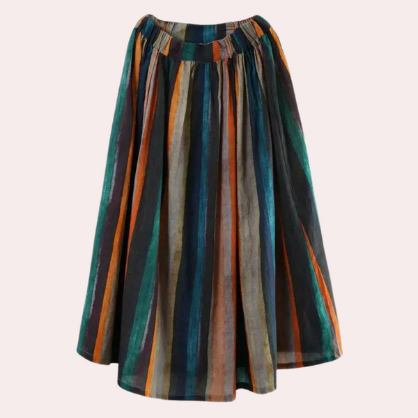 Ninette - Gestreifter Retro-Rock für Damen
