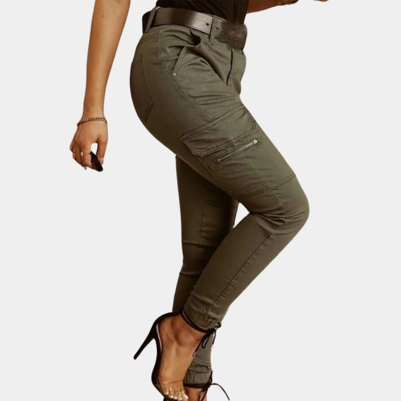 Tilda - Damen Casual Cargo-Jeans