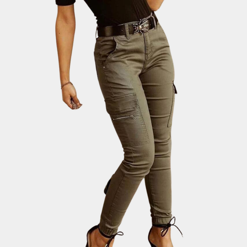 Tilda - Damen Casual Cargo-Jeans