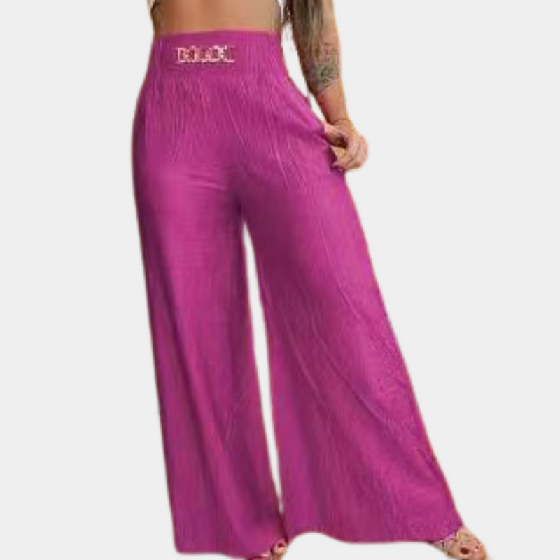 Elegante Damenhose mit weitem Bein