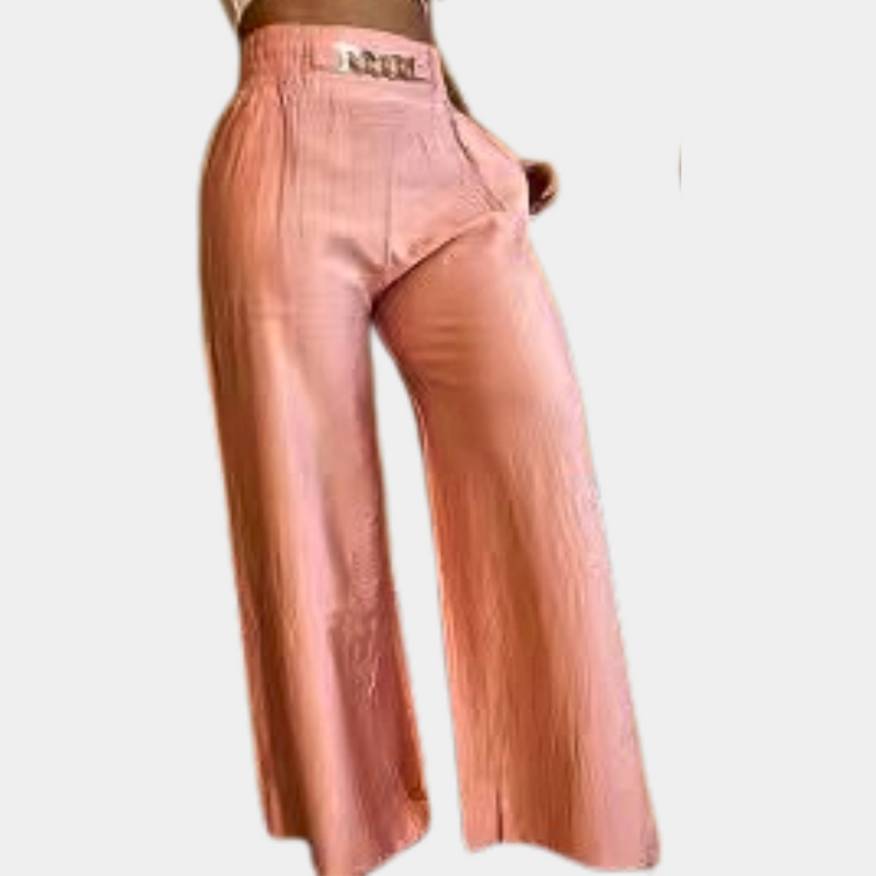 Elegante Damenhose mit weitem Bein