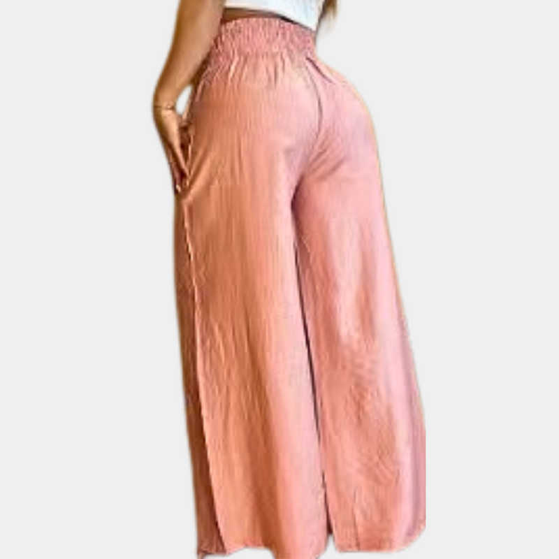 Elegante Damenhose mit weitem Bein