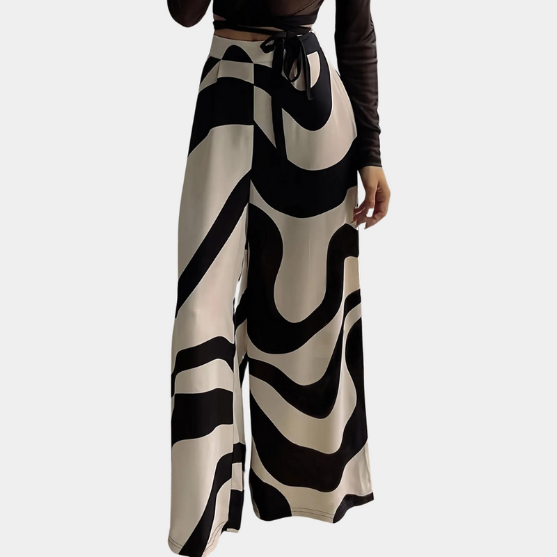 Fisseha - Stilvolle Damen-Weithose mit Hoher Taille