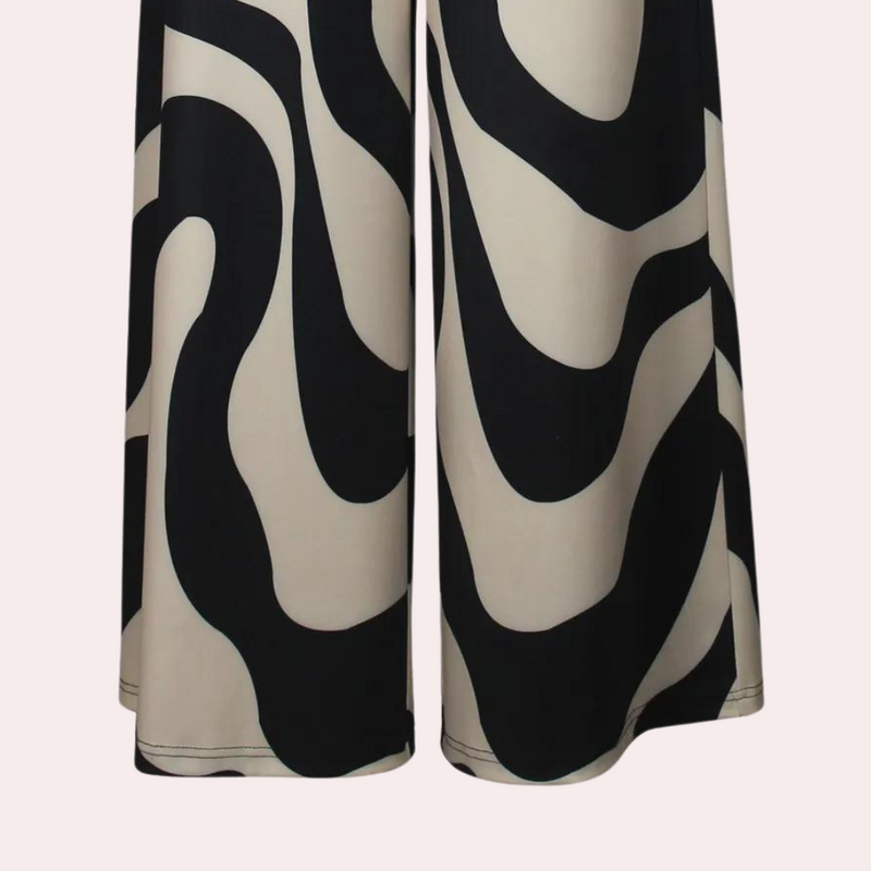 Fisseha - Stilvolle Damen-Weithose mit Hoher Taille