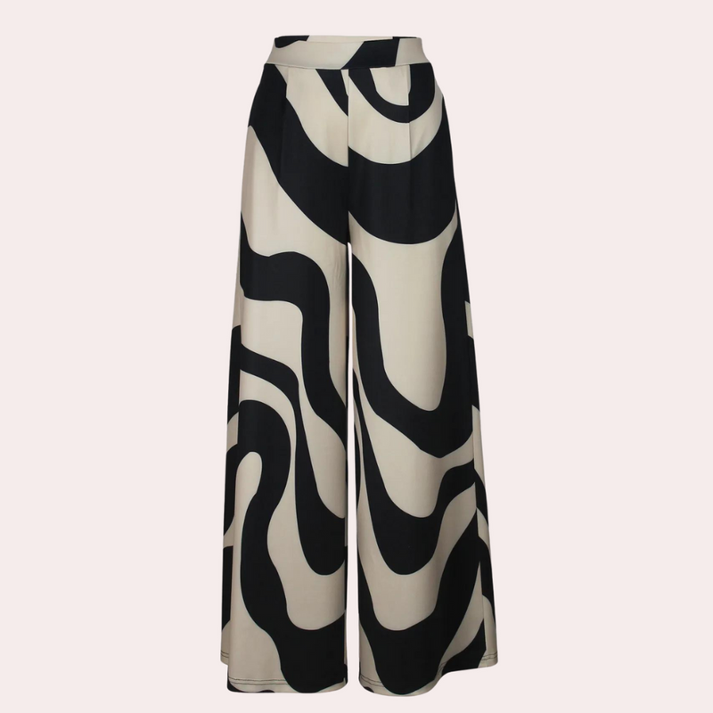 Fisseha - Stilvolle Damen-Weithose mit Hoher Taille
