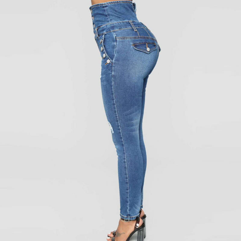 Nola – Elegante High-Waist-Skinny-Hose für Damen