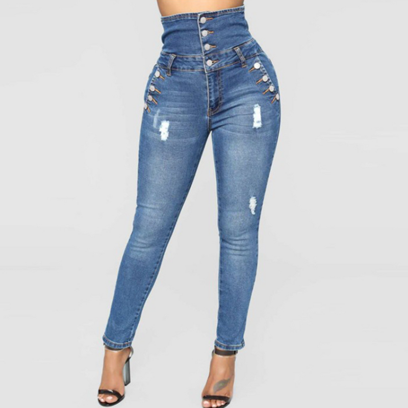 Nola – Elegante High-Waist-Skinny-Hose für Damen