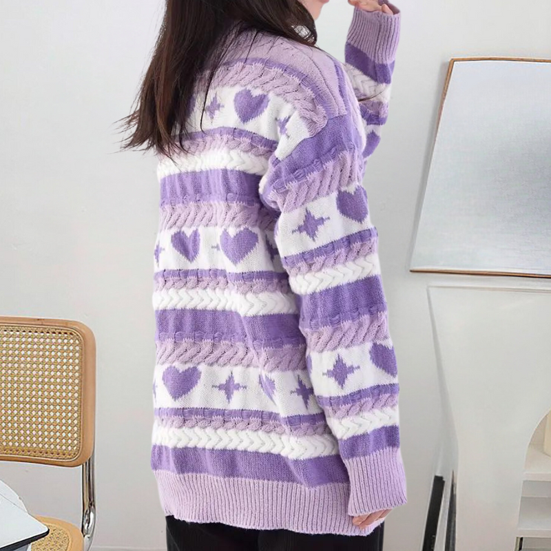 Miri | Warmer Damenpullover mit Oversize-Schulterschnitt