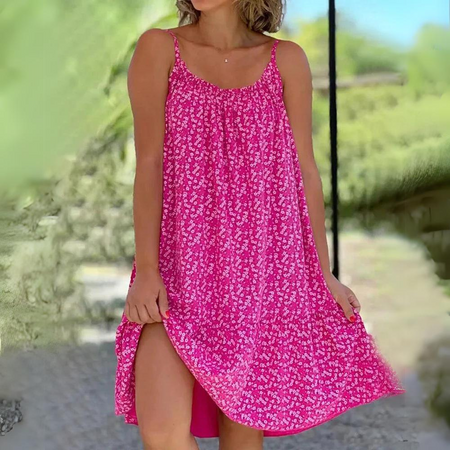 Bedrucktes Sommerkleid