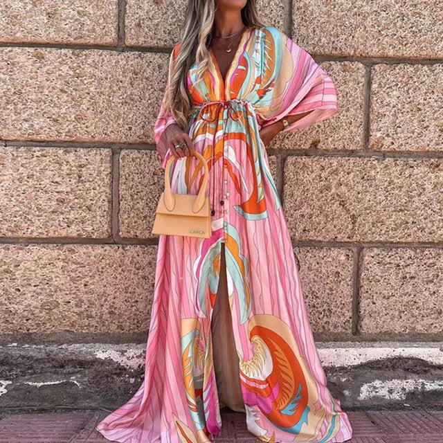 Elegantes Maxi-Kleid Angelika für Damen im fließenden Stil