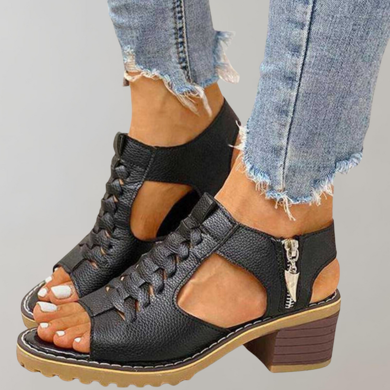 Bequeme Elegante Sandalen für Damen mit Absatz