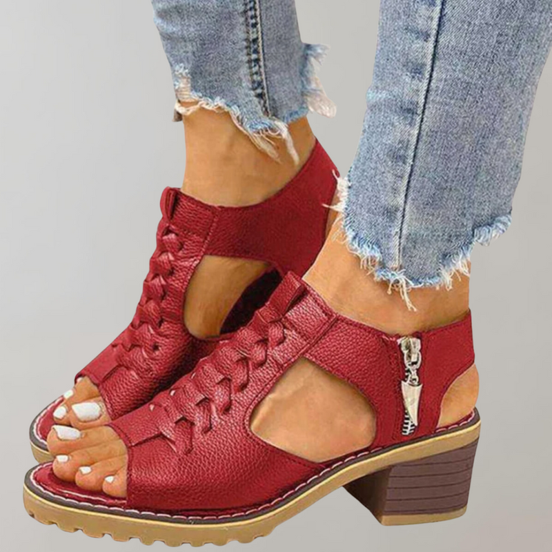 Bequeme Elegante Sandalen für Damen mit Absatz