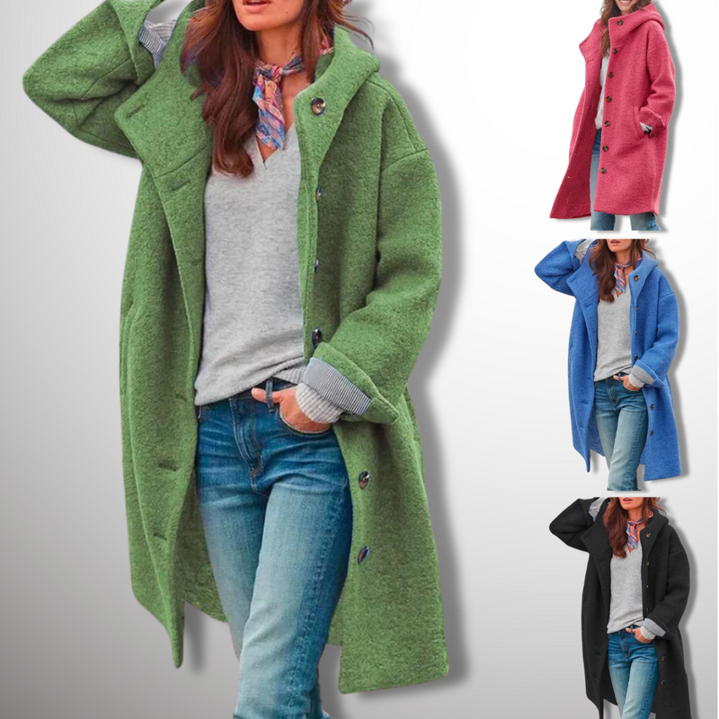 Kuschelig Warmer Eleganter Wintermantel Damen Mantel