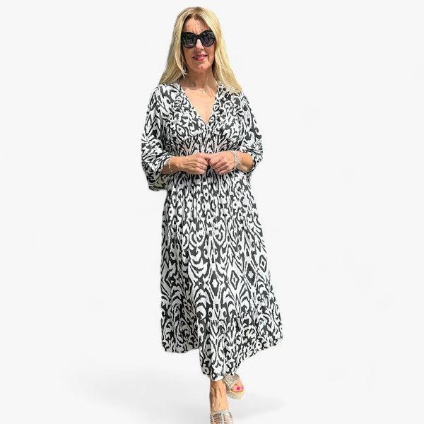 Luftiges Maxikleid Thea mit floralem Muster für den Sommer