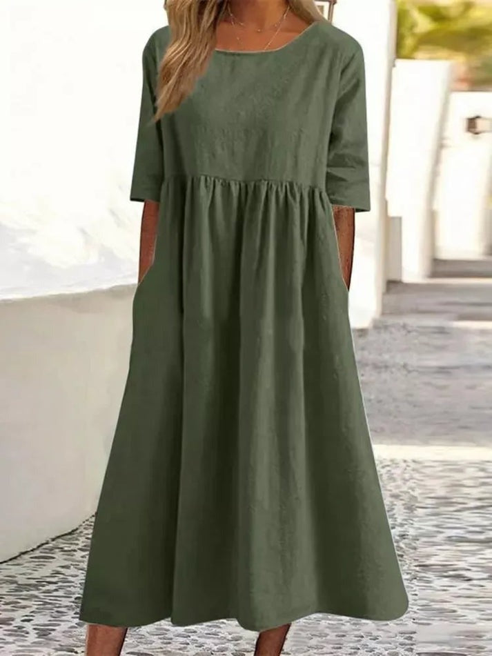 Elegantes Leichtes Kleid Für Frauen Für Dich Im Sommer