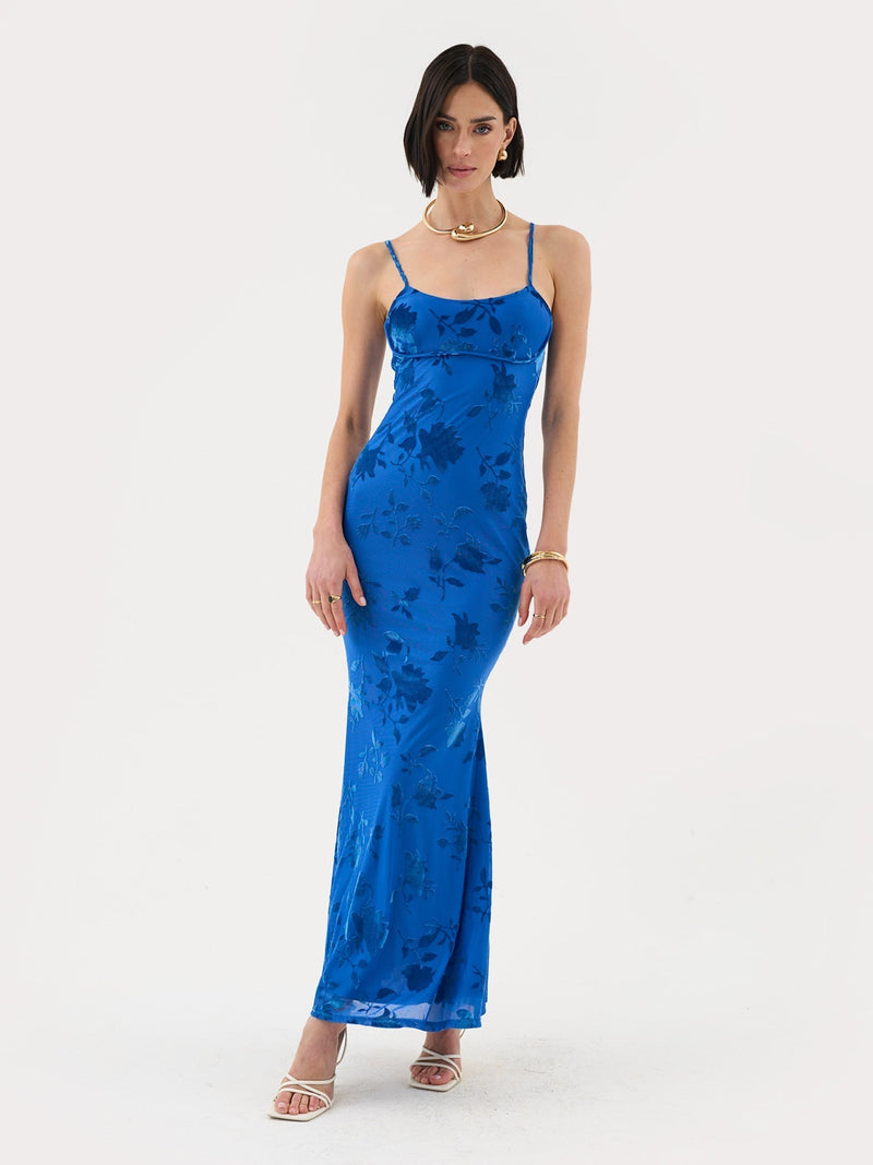 Elegantes Annalena Maxikleid mit floralem Design für Damen