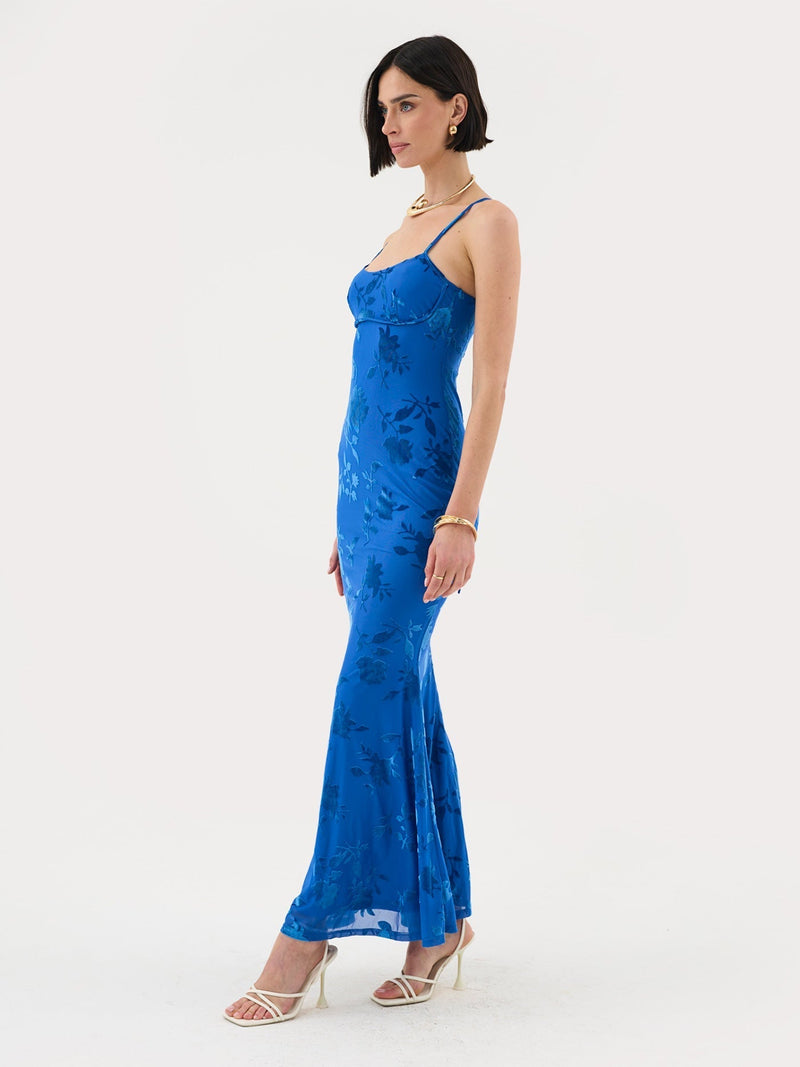 Elegantes Annalena Maxikleid mit floralem Design für Damen
