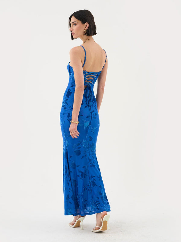 Elegantes Annalena Maxikleid mit floralem Design für Damen