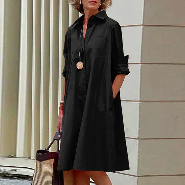 Warmes Taschenkleid für dich – Bequem und Stilvoll