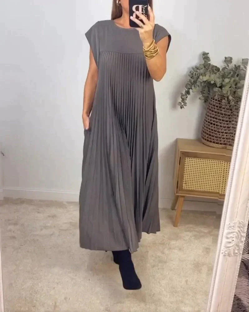 Warmes Faltenkleid Für Dich - Elegant Und Bequem