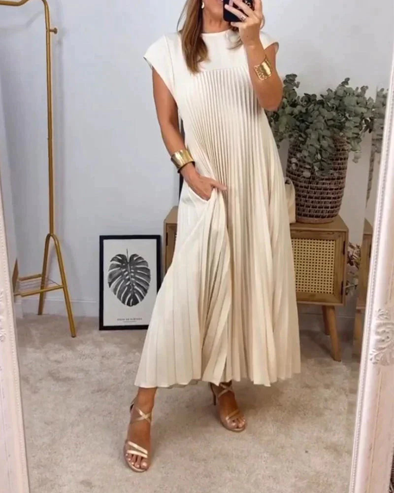Warmes Faltenkleid Für Dich - Elegant Und Bequem