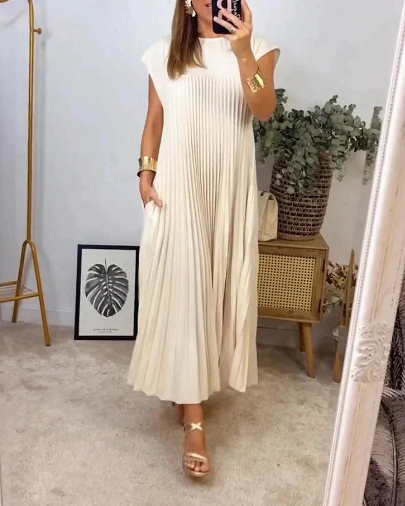 Warmes Faltenkleid Für Dich - Elegant Und Bequem
