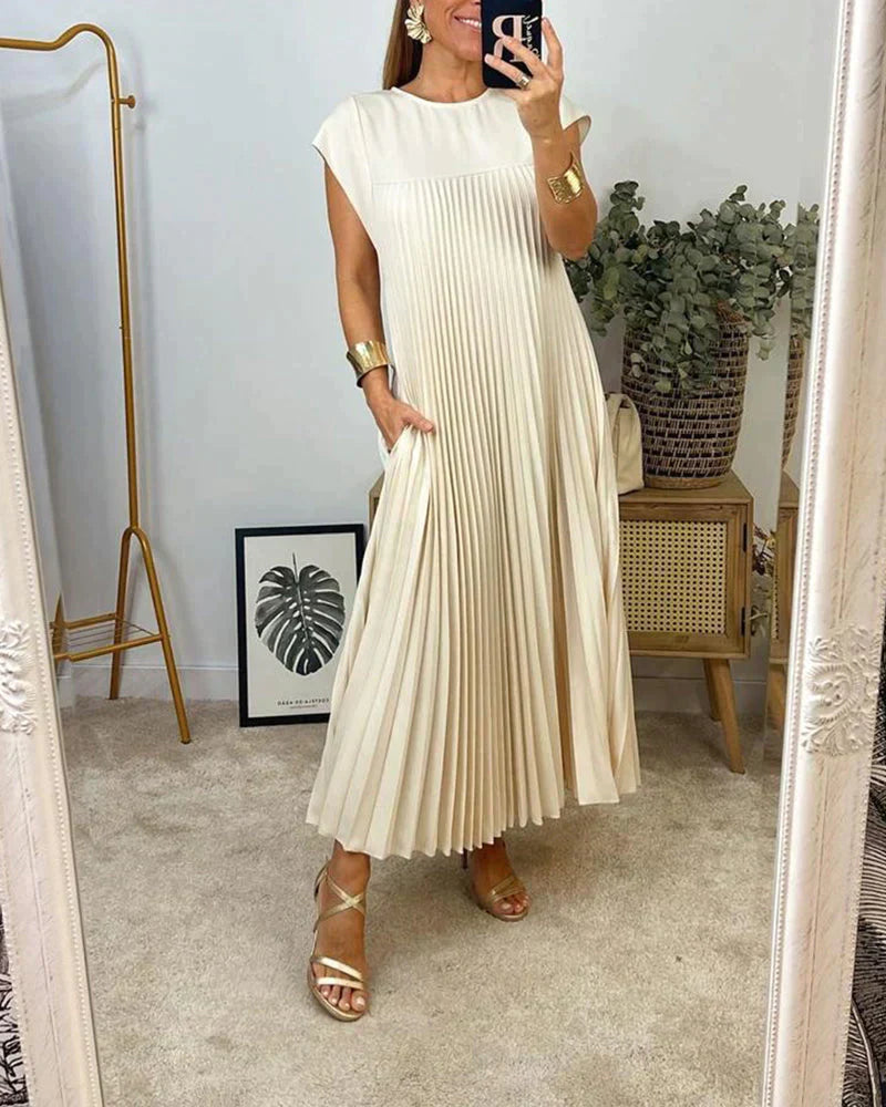 Warmes Faltenkleid Für Dich - Elegant Und Bequem