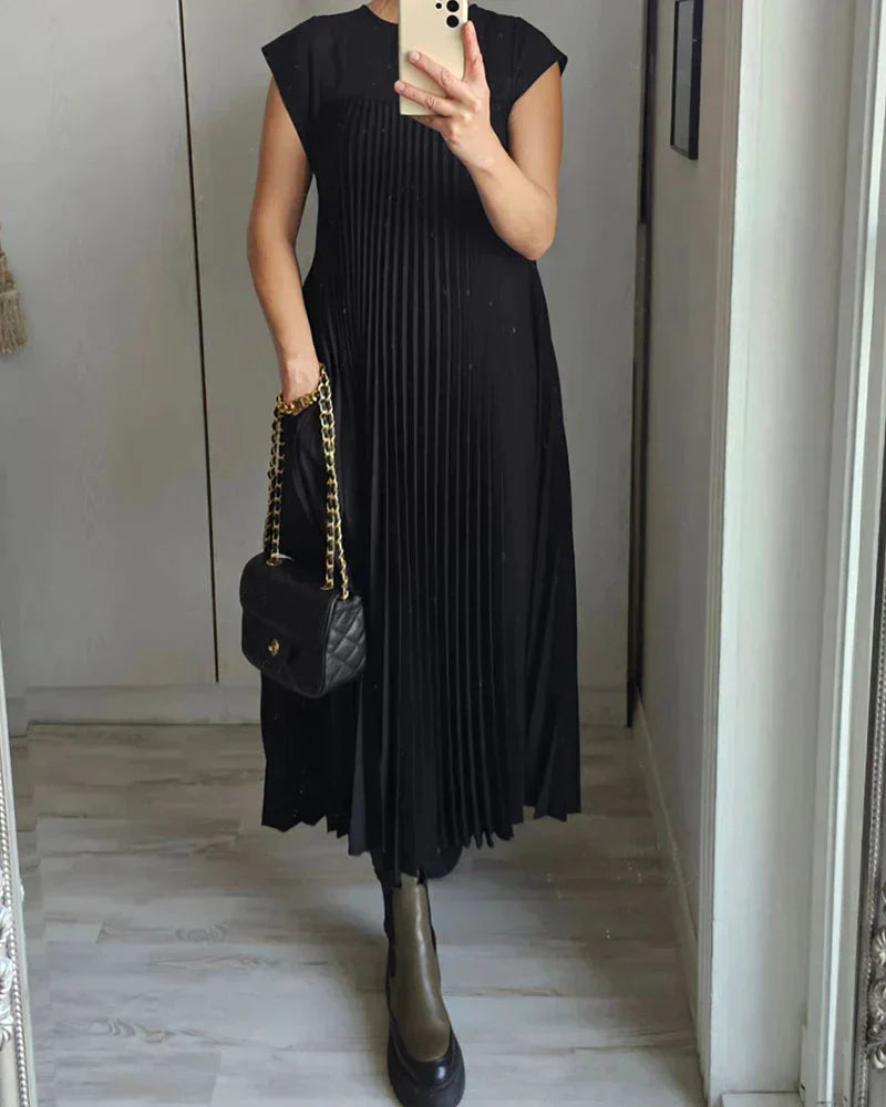 Warmes Faltenkleid Für Dich - Elegant Und Bequem