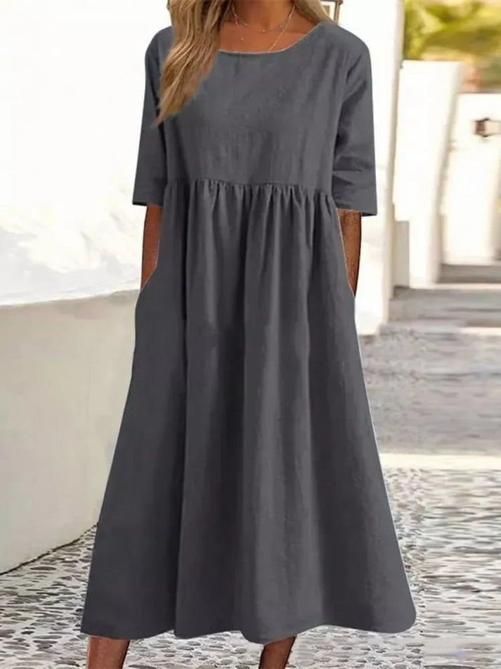 Elegantes Leichtes Kleid Für Frauen Für Dich Im Sommer