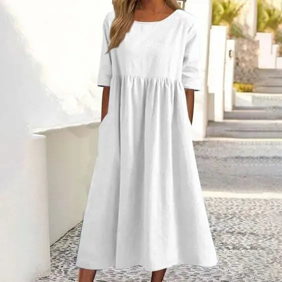 Elegantes Leichtes Kleid Für Frauen Für Dich Im Sommer