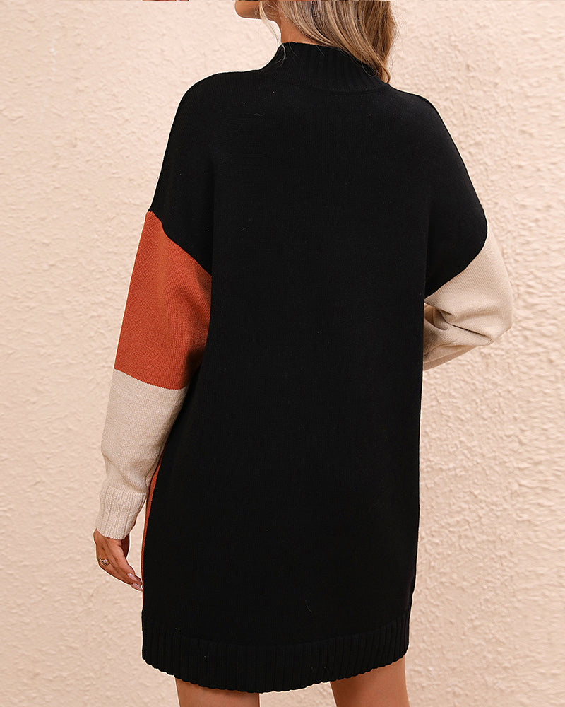 Erika - Eleganter Rollkragenpullover mit Karomuster
