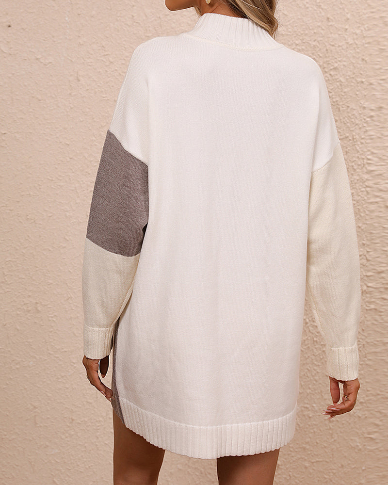 Erika - Eleganter Rollkragenpullover mit Karomuster