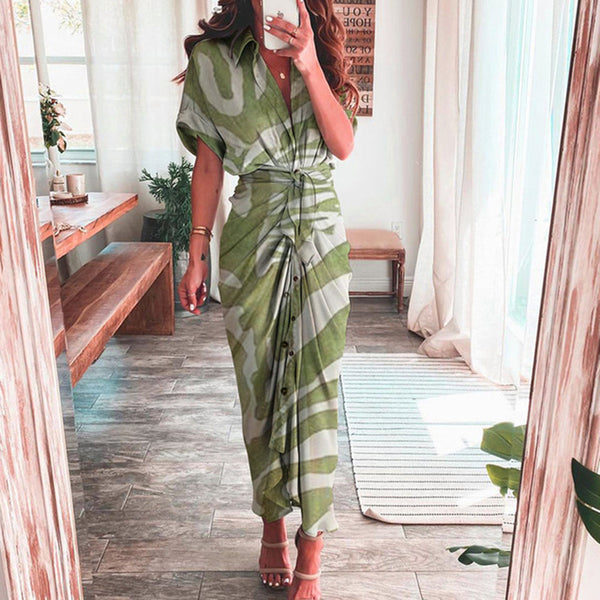 Weiches Bedrucktes Hemdkleid für dich – Stylisches Kleid