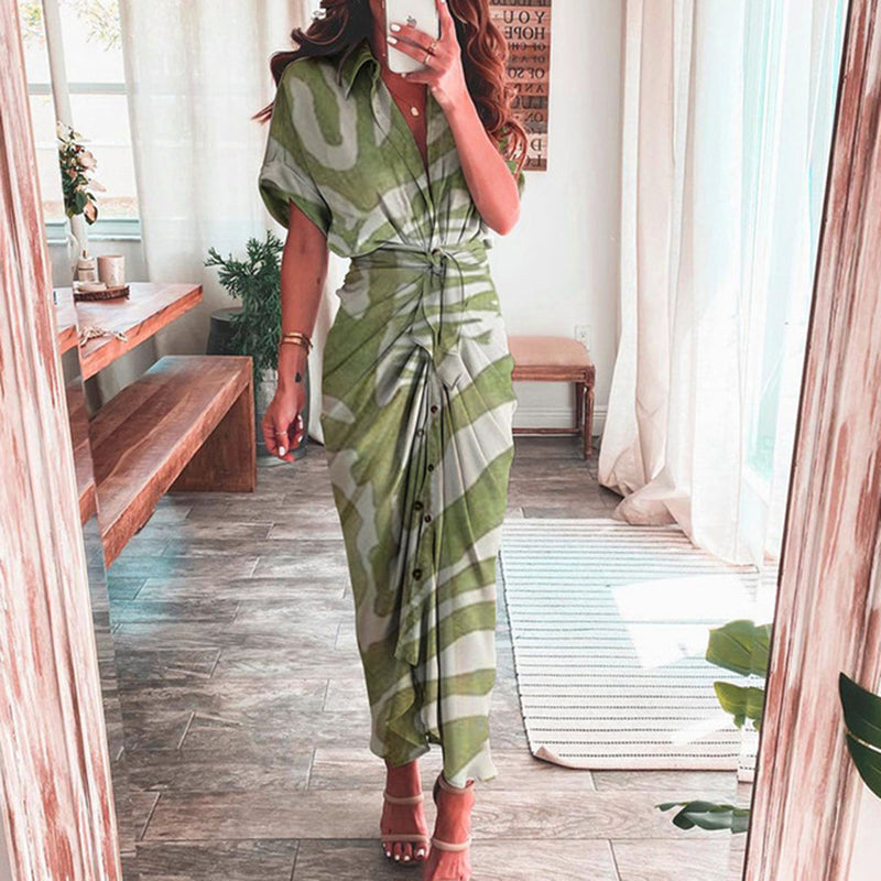 Weiches Bedrucktes Hemdkleid für dich – Stylisches Kleid