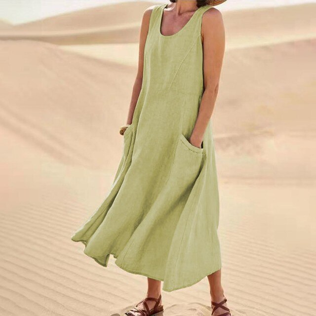 Weiches Sommer Taschenkleid für dich im Luftigen Stil
