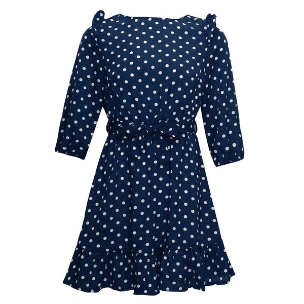 Elegantes Minikleid mit 3/4 Ärmeln für jeden Anlass
