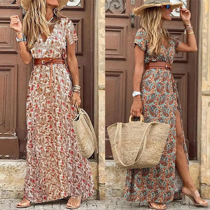 Elegantes Maxikleid mit Paisleymuster für schöne Tage