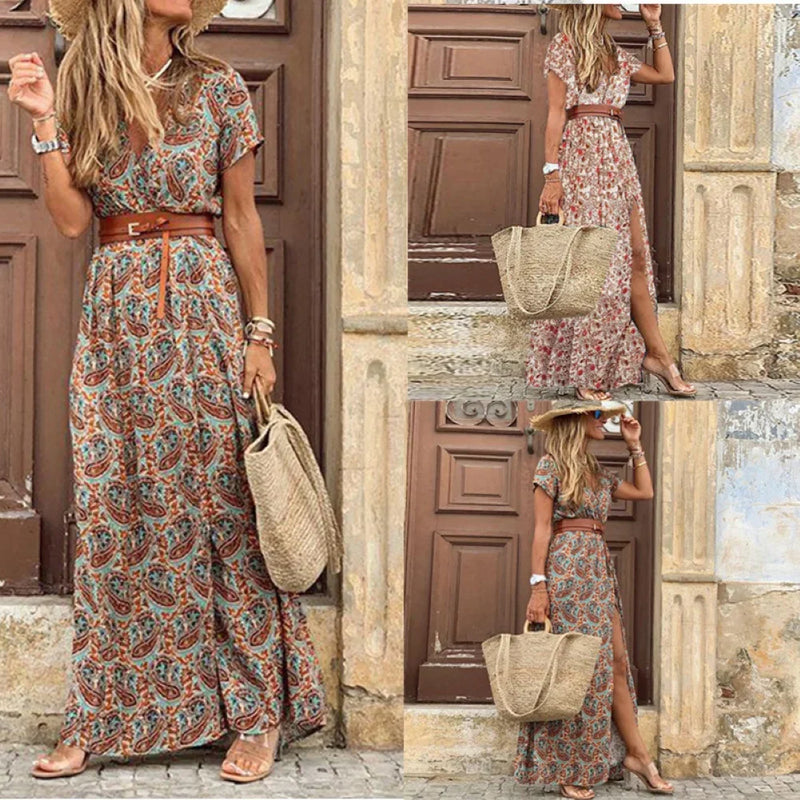 Elegantes Maxikleid mit Paisleymuster für schöne Tage