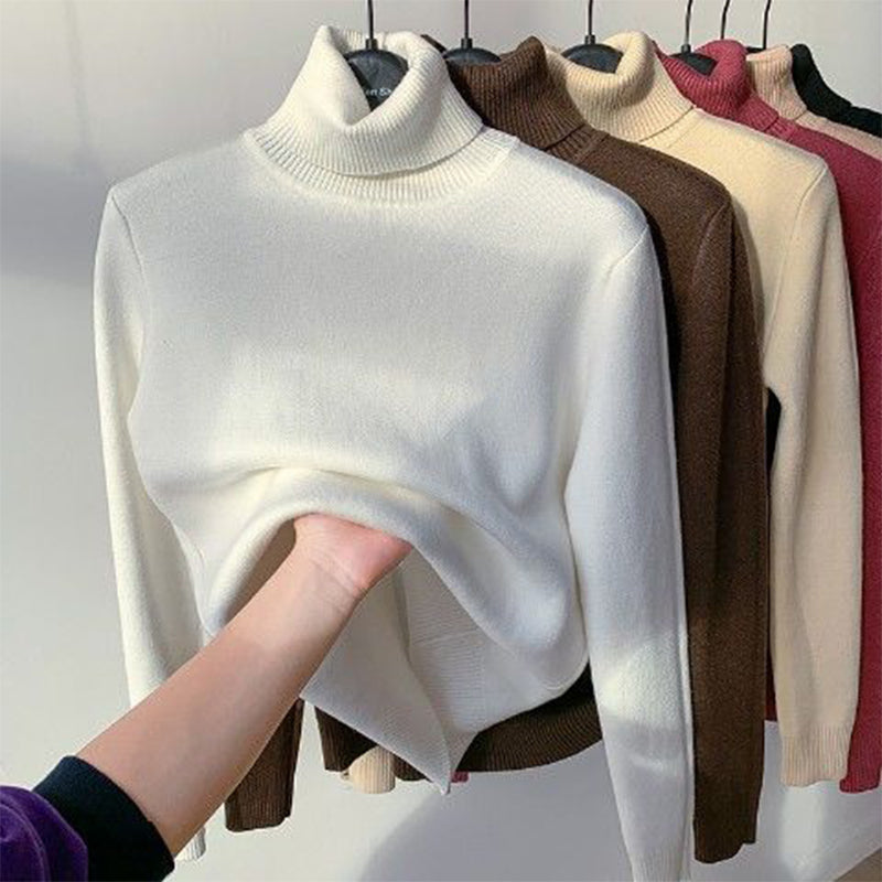 Annelie - Damen Rollkragenpullover - Weicher Strick für Stil und Komfort