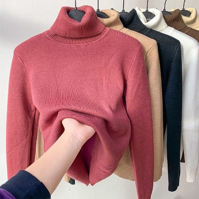 Annelie - Damen Rollkragenpullover - Weicher Strick für Stil und Komfort